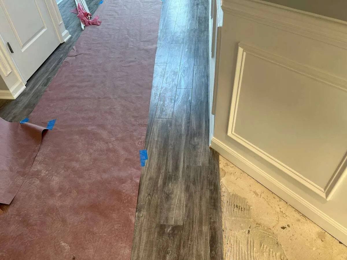 Completed marble shower restoration in Country Homes